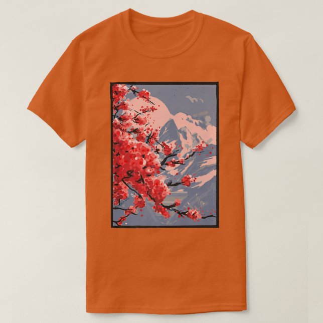 Sakura Cherry Blossoms  T-Shirt (Design Front)