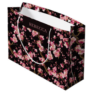 Sakura Chery Blosom Pattern Large Gift Bag