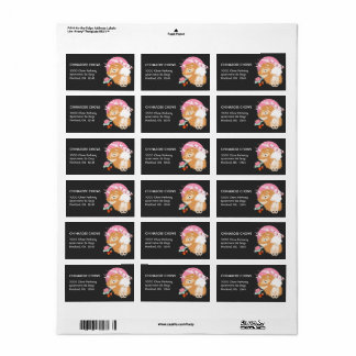 SAKURA  - Chow  Address labels customize
