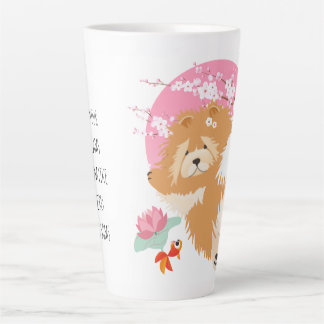 SAKURA - Chow - Latte Mug with text customize