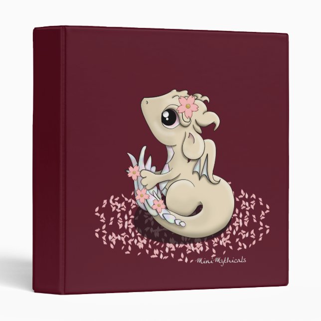 Sakura Dragon 1" 3 Ring Binder (Front/Spine)