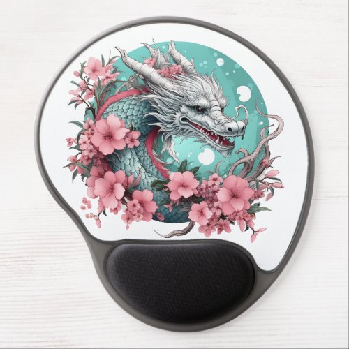 Sakura Dragon Gel Mouse Pad