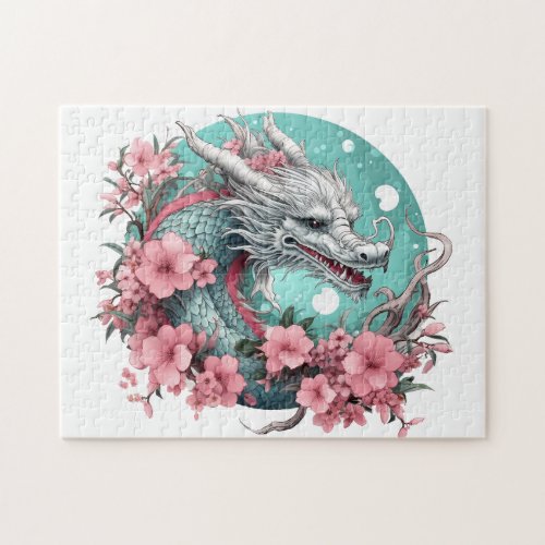 Sakura Dragon Jigsaw Puzzle