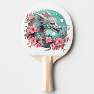 Sakura Dragon Ping Pong Paddle