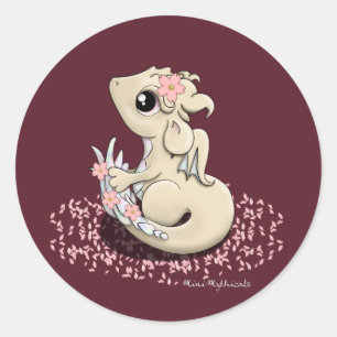 Sakura Dragon Stickers (large)