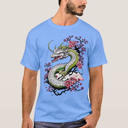 Sakura Dragon T_Shirt