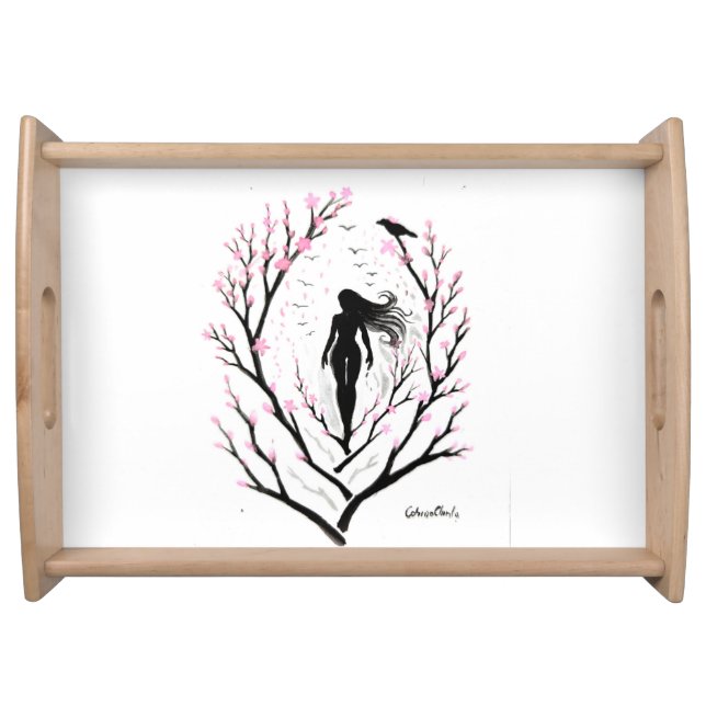 Sakura dream serving tray (Front)