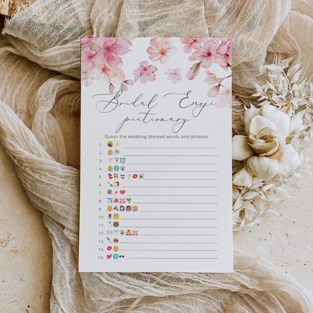 Sakura  elegant bridal emoji pictionary game (Creator Uploaded)