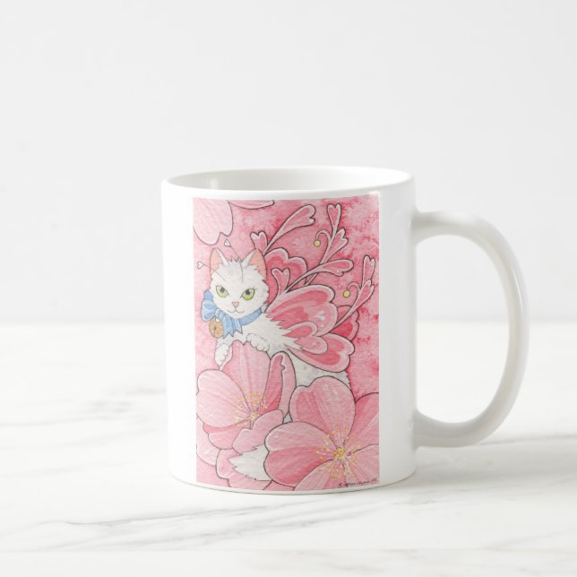 Sakura Fairy Cat mug (Right)