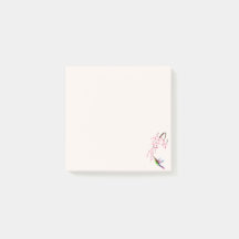 Sakura Flower & Humming Bird Notes