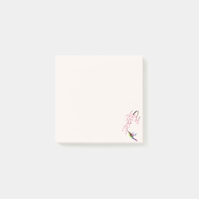 Sakura Flower & Humming Bird Notes (Front)