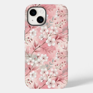 Sakura Flower Pattern Pink  Case-Mate iPhone 14 Case
