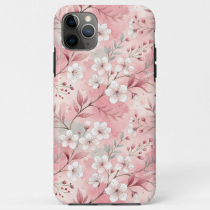 Sakura Flower Pattern Pink  iPhone 11 Pro Max Case