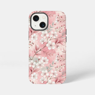 Sakura Flower Pattern Pink  iPhone 13 Mini Case