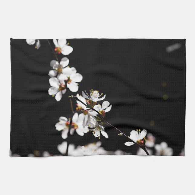 Sakura flowers kitchen towel (Horizontal)