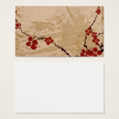 Sakura flowers Profile Card (Front & Back)