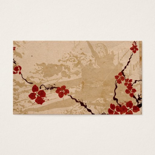 Customizable Sakura flowers Profile Card Business Cards