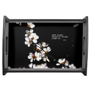 Sakura flowers serving tray