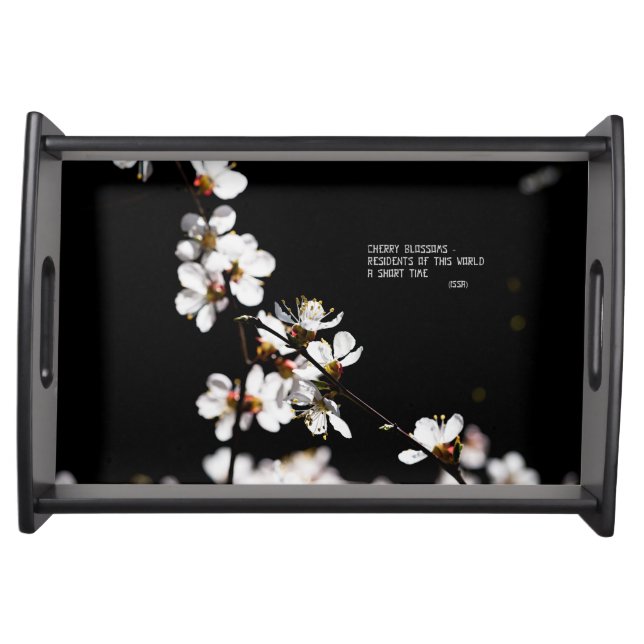 Sakura flowers serving tray (Front)