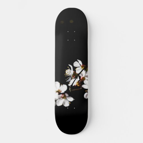 Sakura flowers skateboard
