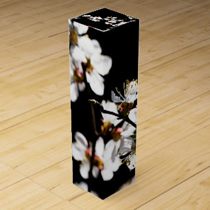 Sakura flowers wine gift box