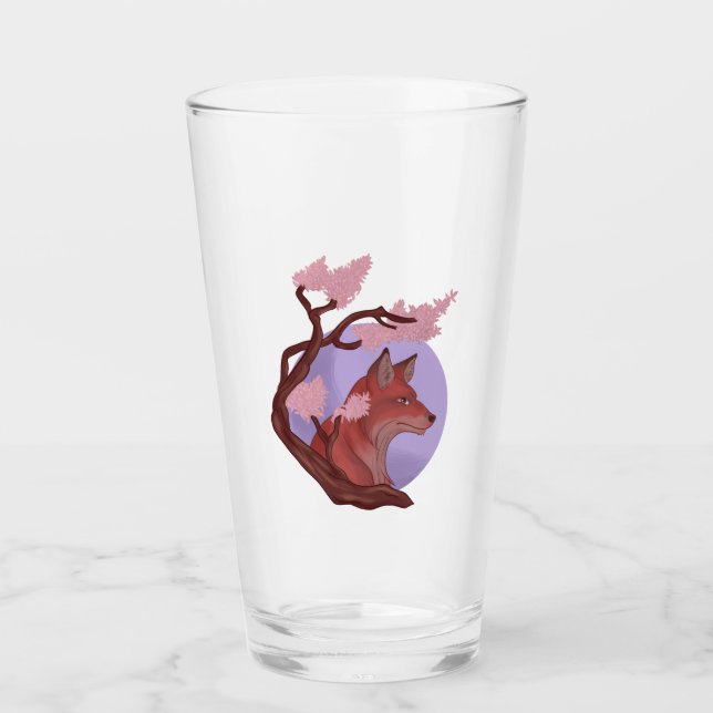 Sakura Fox Glass (Front)
