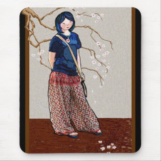 Sakura girl version 2 mouse pad