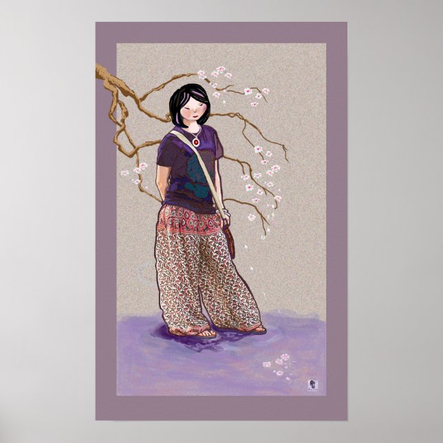 Sakura girl version 3 poster (Front)