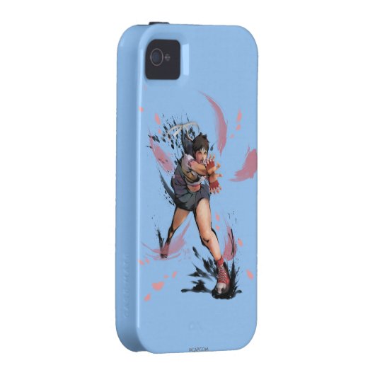 Sakura Hadoken Case-Mate iPhone Case (Back/Right)