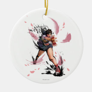 Sakura Hadoken Ceramic Ornament