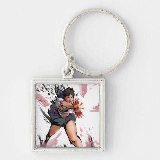 Sakura Hadoken Keychain (Front)