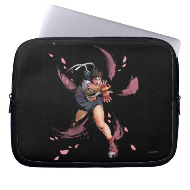 Sakura Hadoken Laptop Sleeve (Front)