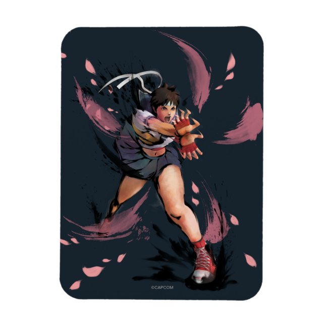Sakura Hadoken Magnet (Vertical)