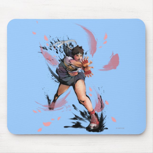 Sakura Hadoken Mouse Pad (Front)