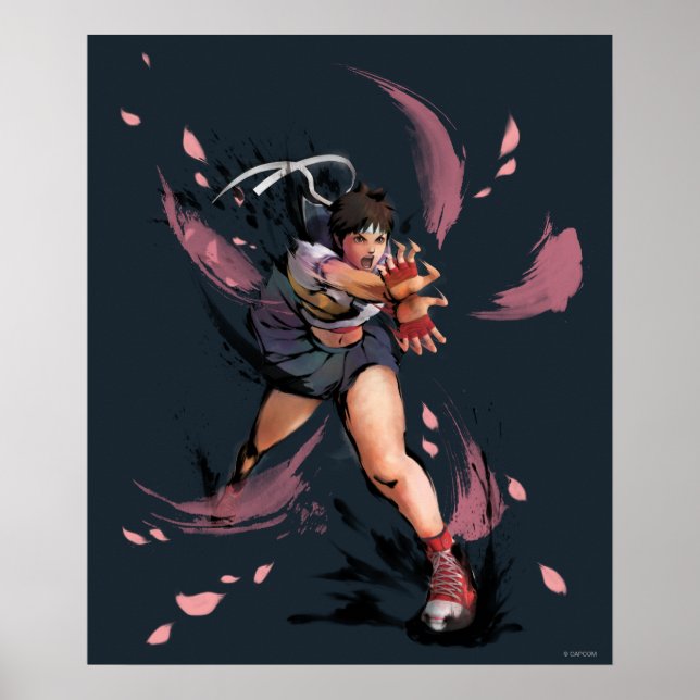 Sakura Hadoken Poster (Front)