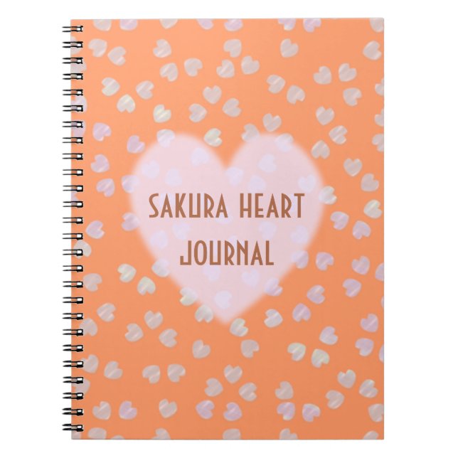 sakura hearts notebook (Front)