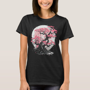 Sakura Japan Cherry Blossom Tree Art T-Shirt