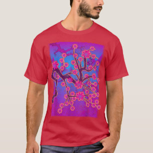Sakura Japan Pink Flower 90s Art Vaporwave Cherry T-Shirt