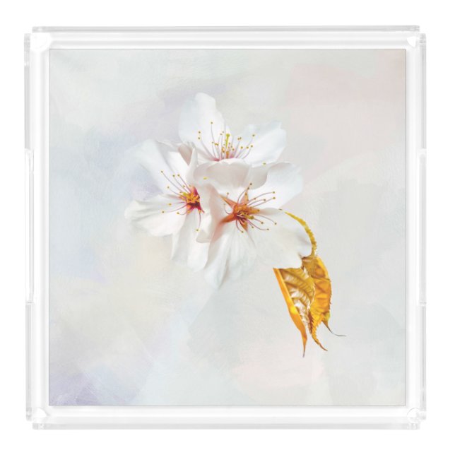 Sakura - Japanese cherry blossom Acrylic Tray (Large)