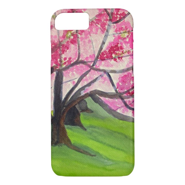 Sakura Japanese Cherry Blossom art Case-Mate iPhone Case (Back)