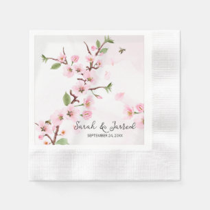 Sakura Japanese Cherry Blossom Asian Napkins