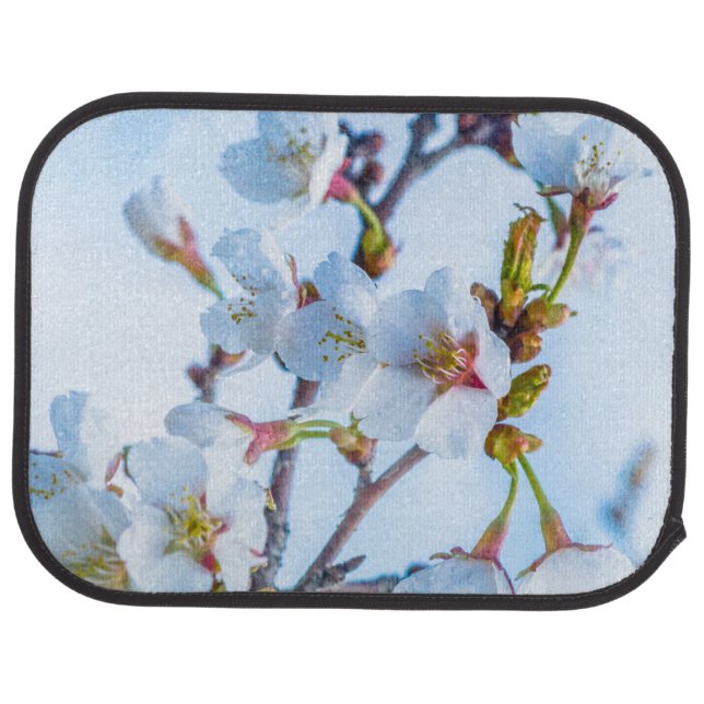 Sakura - Japanese Cherry Blossom Car Mat (Rear)
