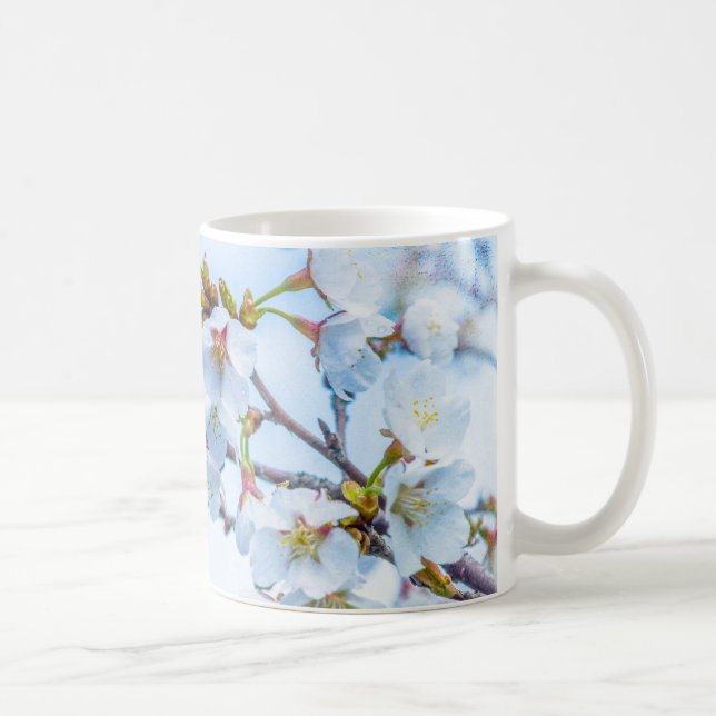 Sakura - Japanese Cherry Blossom Coffee Mug (Right)