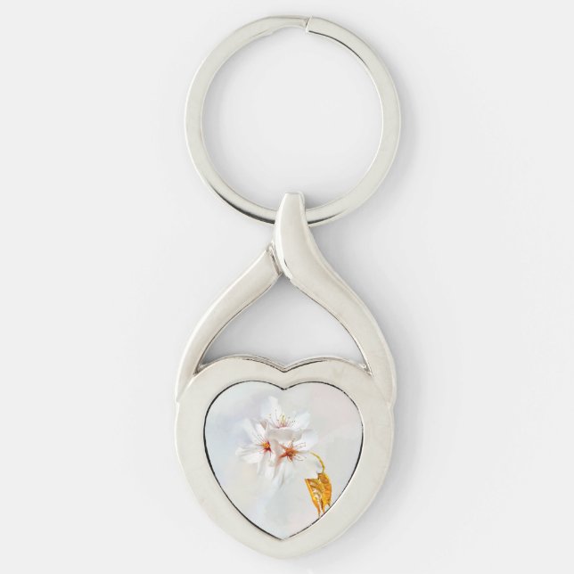 Sakura - Japanese cherry blossom Keychain (Front)