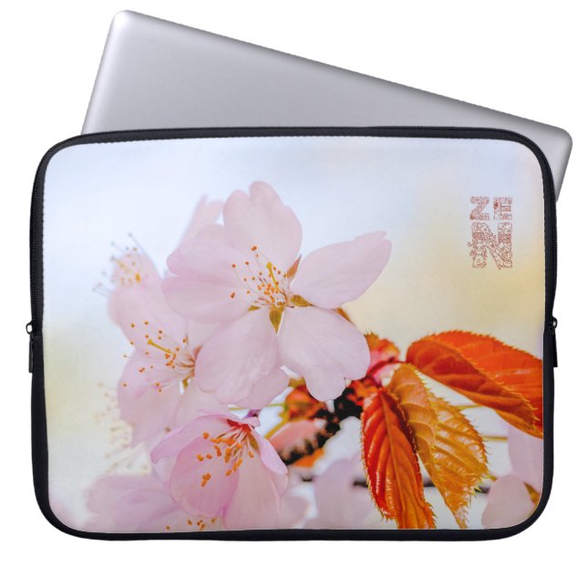 Sakura - Japanese cherry blossom Laptop Sleeve (Front)