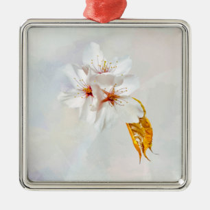 Sakura - Japanese cherry blossom Metal Ornament