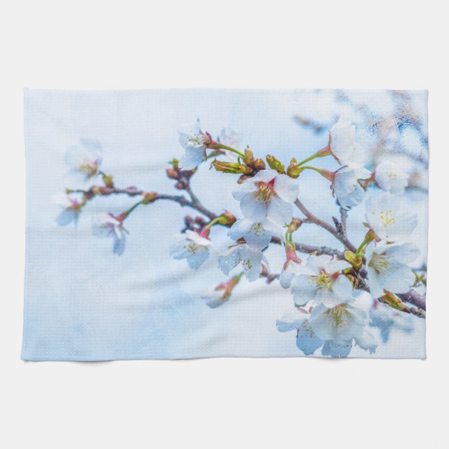 Sakura - Japanese Cherry Blossom Towel (Horizontal)