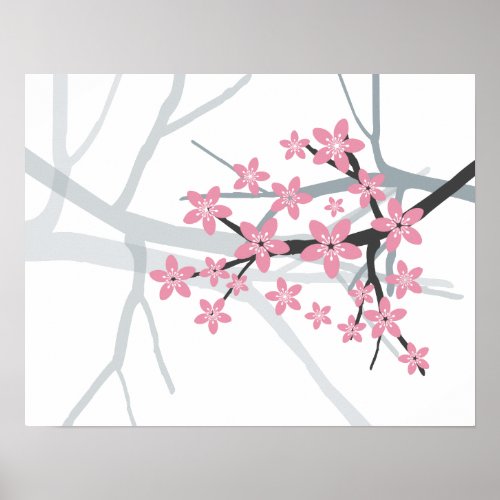 Sakura _ Japanese Cherry Tree Blossom Print