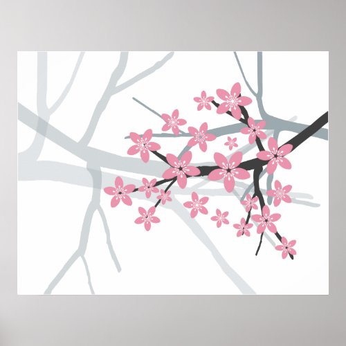 Sakura _ Japanese Cherry Tree Blossom Print