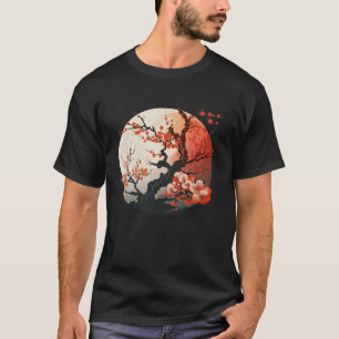 Sakura Japanese Japan Cherry Blossom Plum Blossom T-Shirt